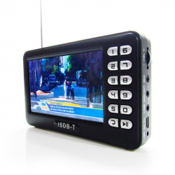 Televisión Digital Portátil DBugg NS 1002D / 9 pulg. / Negro